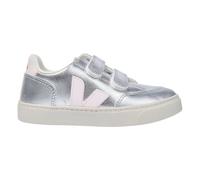 Silver Leather V-12 Trainers - unisex - Veja - Kids Sneakers - Gray - 25 EU - Kids 25 EU