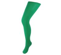 Silver Legs 100 Denier Opaque Tights (Emerald Green)