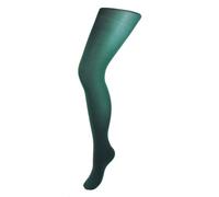 Silver Legs 40 Denier Semi-Opaque Tights - Bottle Green - One Size