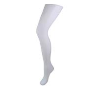 Silver Legs 40 Denier Semi-Opaque Tights - White - One Size