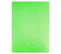 Silver Legs One Size (UK 8-12) Fishnet Tights (Neon Green)