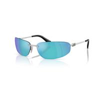 Silver/Light Green Blue Mirror / 68