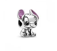 Silver Lilo & Stitch Charm Fits Pandora Bracelet