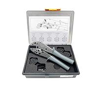 Silver Line by Weidmüller Crimping Tool Flexcrimp Set of 5 Interchangeable Inserts, Including Wire End Ferrules, Insulated Connectors, Blade Receptacles, Blade Connectors 485850