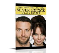 Silver Linings Playbook 2012Painting Art Poster Canvas Art Wall Decoration Home Bedroom Aesthetics Painter Living Deco Strong Wall Painting Room DecoratedFrame-style24x36inch(60x90cm)