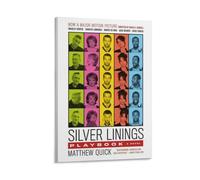 Silver Linings Playbook Canvas Poster - Romantic Drama Movie, Inspiring Wall Art Decor (3) Poster Cool Artworks Painting Wall Art Canvas Prints Hanging Picture Posters 16x24inch(40x60cm)