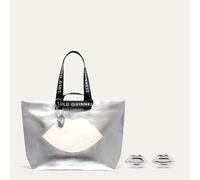 Silver Lip Tote & Luna Stud Earring Gift Set Silver Lip Tote & Luna Stud Earring Gift Set