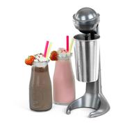 (Silver) LIVIVO 100W Retro Milkshake Maker with Stand Mixer