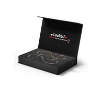 (Silver) Locked Unisex Permanent Couples Bracelets with Special Clasp - Perfect Date Night Gift for Anniversary, Mothers Day, Ramadan and Birthday
