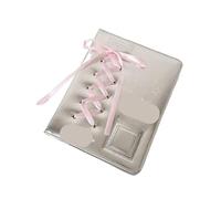 Silver Loose Leaf Album A5 Star Chasing Small Card Storage Photo for Documents Collection