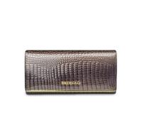 (Silver) Luxury Womeninchs Genuine Leather Wallet Crocodile