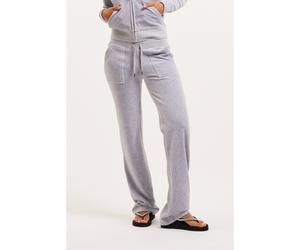 (Silver, M) Juicy Couture Del Ray Pant Polyester Women's Silver Joggers