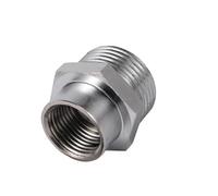Silver M18 to 1/2" 3/4" Male Thread Adapter 18mm Thread Connector for Faucet Conversion Repair Tap Pump Purifier Accessories,Type 2