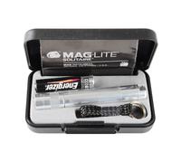 (Silver) Maglite Solitaire Torch 1 X Aaa. Gift Boxed with Battery. Spare Bulb Included