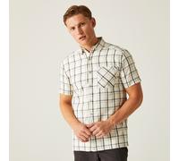 Silver male Regatta Men's Mindano VIII Short Sleeve Shirt Silver, Size: M