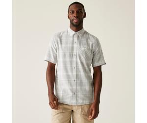 Silver male XXL Regatta Men's Loran Short Sleeve Shirt Silver, Size: XXL