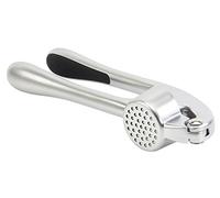 Silver Manual Garlic Press - Handheld Kitchen Crusher Tool for Cloves & Ginger Professional, Coloured Design, Strong Commercial Handle by Sabatier Professional