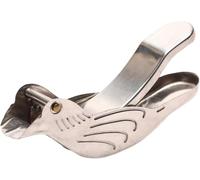 Silver Manual Lemon Juicer Stainless Steel Lemon Squeezer Small Portable Bird Shape Lemon Juicer Portable Hand Fruit Press for Citrus Orange Lime Pomegranate