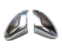 Silver Matte Chrome Side Rear View Mirror Cover Caps Compatible With Automotive Motorcycle Parts Compatible with Part Number B8 CC(Withouot Side Assist)