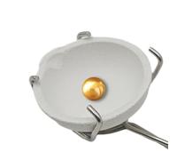 Silver Melting Bowl - Non-Tip Long Lasting Casting Dish - Melting Gold Crucible | for Refining Brass Alloy Women Men Beginners Home Jewelry
