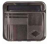 Silver Metal Cigarette Rolling Machine 70mm - Automatic Tobacco Roller, Portable Tin Box Case, Smoking Accessory for Roll Your Own (0125010-3)
