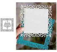 Silver Metal Cutting Dies for Card Making,Square for Scrapbooking, Photo Albums, Embossing, Decorative Cards Cutting Dies for Scrapbooking