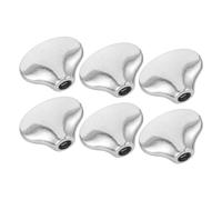 Silver Metal Fish Tail Guitar Tuner Knobs for Folk