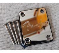 Silver Metal Guitar/Bass Neck Plate - Strengthening Connector Replacement for Fender (Type B)