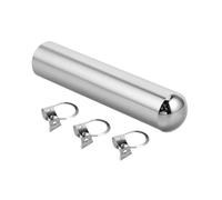 Silver Metal Guitar Slide Ring Handheld Set for Acoustic Bass | Lightweight Portable Design, Versatile Sound Effects, Suitable for Styles