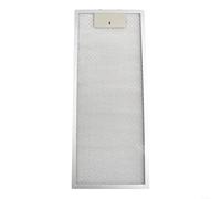 Silver Metal Mesh Range Hood Filter for Cooker Hood Extractor Vent 5-Layer Aluminized Grease Filtration Stainless Steel 192 x 471 x 9 mm Compatible with Most Leading Brands