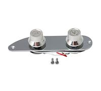 Silver Metal Prewired Guitar Control Plate Telecaster Control Plate