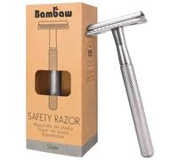 Silver Metal Safety Razor (Bambaw)