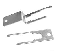 Silver Metal Seat Belt Key For For Model 3 Plus Featuring End Design For Efficient Release And Belt Adjustment Cstruction Resists Rust Ideal For Repairs On (Straight + Bend)