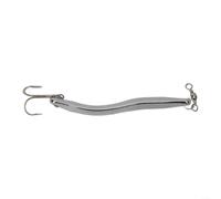 Silver Minnow Lure, Sea Fishing Lure, Sea Pollock Mackerel Fishing Lure, Silver Bar Style Bait, for Mackerel Cod Bass Pollock(48g)