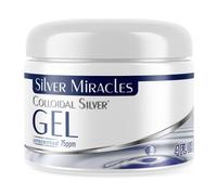 Silver Miracles colloidal Silver gel - Nano Silver gel Wound care - Healing Ointment for Burns, Sunburns & Irritated Skin - 4 Oz Unscented