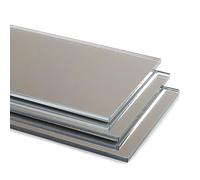 Silver Mirror Acrylic Blanks Sheet Perspex Plastic Safety Mirror Cut to Size (A4-210mm x 297mm, 3)