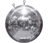 Silver Mirror Ball 400mm 16" Disco Glitter Lightweight Disco Party BBQ Events