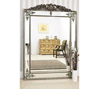 Silver Mirror Ornate Gilt Design 6ft4 x 4ft6