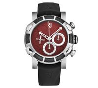 Silver - 'Moon Dust-Dna' Automatic Watch - 46mm - Model RJMDCH.701.10 Romain Jerome Red One Size