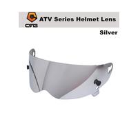 (Silver) Motorcycle Helmet Visor for the Stig Simpson Helmet CRG ATV Series Karting