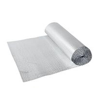 Silver Multi-Purpose Double Aluminium Bubble Insulation Foil. Loft, Wall(1.2 x 25m)