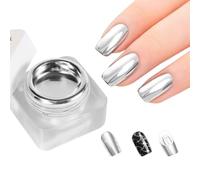 Silver Nail Gel 8ml Reflective High Gloss