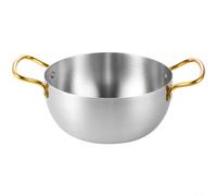 Silver Noodle Cooking Pot Stainless Steel Rust for proof Silver(22CM)