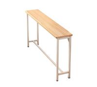Silver Oak White Frame Narrow Wall Shelf Single Tier Space-Saving Rack For Bedroom/entryway Durable New