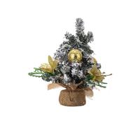 (Silver, One size) Festival Christmas Tree with Soft Plush Designs Elegant Table Decorative Christmas Tree Plush Charm for Seasonal Delight Gold