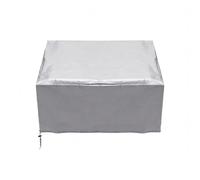 Silver Oxford Fabric Printer Cover Waterproof Dust for proof(45*40*25cm) | Silver aesthetic, dust for proof barrier, moisture resistant, easy wipe clean, protects internal components