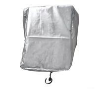 Silver Oxford for ev Charger Roof 40x32cm Rain Shield Silver | for premium Oxford cloth, 40x32x20cm size, resists cracking, easy wipe clean, long-lasting durability