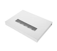 Silver Paper Nail Storage Box with Multi-compartments