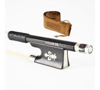Silver Parts Diamond Carbon Fiber Violin Bow Beautiful Frog Sweet Sound Great Balance MELLOR Professional Levle P4