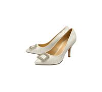 Silver 'Petunia' Court Shoes Lotus Silver 4
